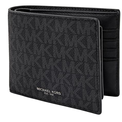 black michael kors passcase wallet|michael kors wallets black friday.